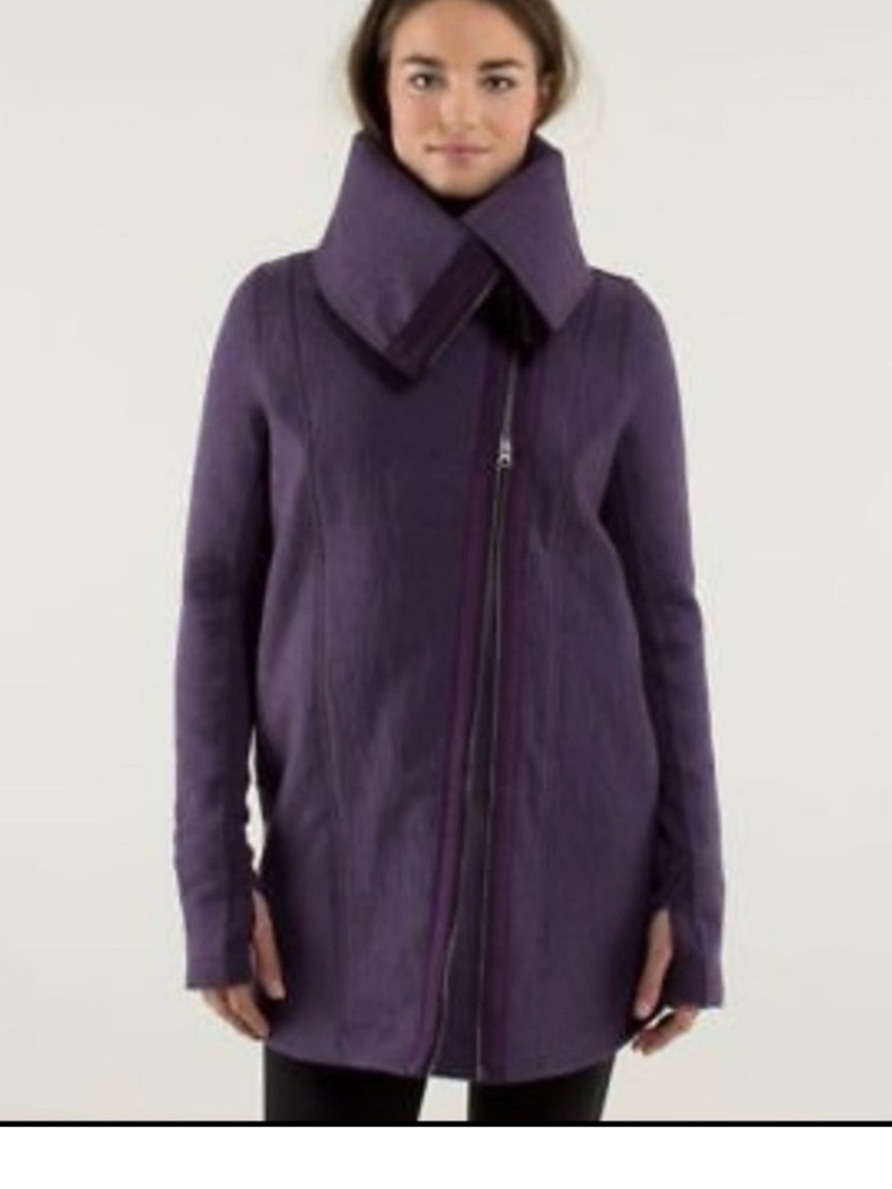 Lululemon Virasana Blanket Wrap Jacket Plum Purple